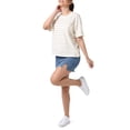 thumbnail image 3 of Time and Tru Womens Pima Cotton Boyfriend T-shirt, 3 of 6