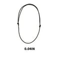 thumbnail image 4 of 100 Pieces Bracelet Cord Necklace Thread Rope Braided Wax Length Decoration DIY Craft Jewelry Making Ornament Length Adjustable Pendant Jewellery 1mm, 4 of 9