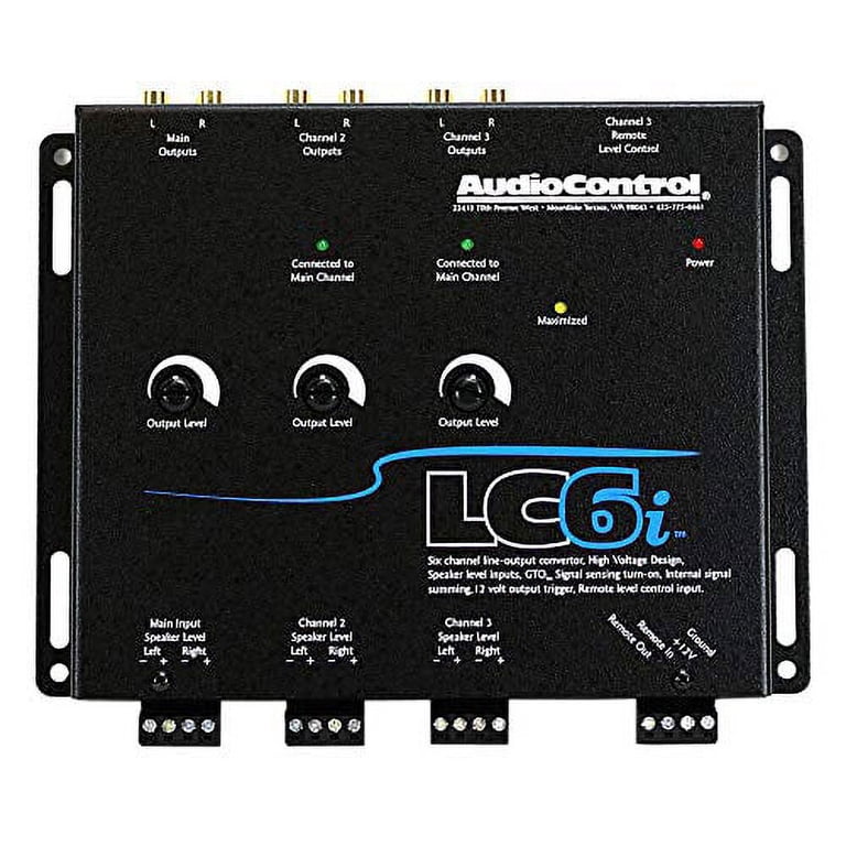 Audiocontrol LC6I 6 Channel Line Output Converter with Internal Audiocontrol LC6I 6 Channel Line Output Converter with Internal