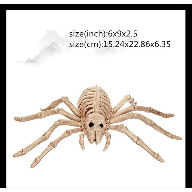 Esqueleto de plástico para decoración de fiesta en casa, accesorio de Horror para Halloween, dragón, perro, 100%