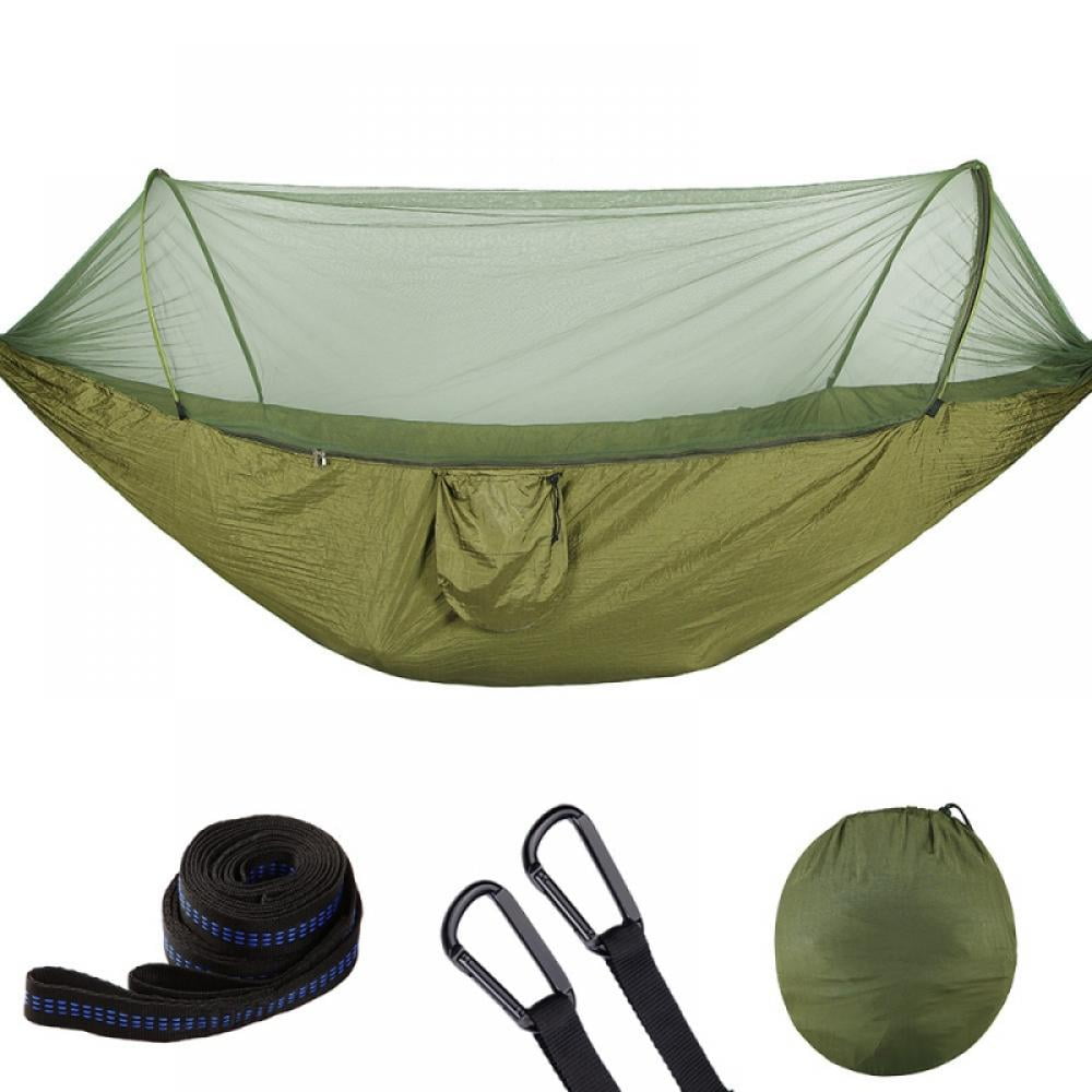 Adventure Gear Outfitter Hammock with Mosquito Net and Free Tree Straps and Hiking Lightweight and Strong Ripstop Nylon Perfect for Camping Includes for Easy Set UP Backpacking 
