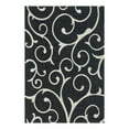 thumbnail image 3 of Unique Loom Decatur Collection Area Rug - Scroll (6' 4" x 9' Rectangle Black/Ivory), 3 of 7