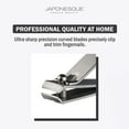 thumbnail image 6 of Japonesque Stainless Steel Adult Fingernail Clipper, 6 of 10