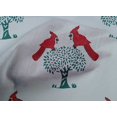 thumbnail image 4 of oneOone Organic Cotton Voile Fabric Bird & Tree Block Printed Fabric 1 Yard 42 Inch Wide, 4 of 4