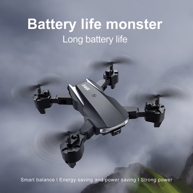 YLR/C S90 WiFi FPV Cuadricóptero plegable Foto aérea RC Drone Helicóptero Gris oscuro JShteea libre de BPA