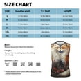 thumbnail image 4 of Kdxio Romantic Flower Fox Couple for Men's Muscle T-shirt,Sleeveless for Workout Running Athletic Gym Lounge Casual, 4 of 5