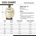 thumbnail image 5 of Iceglad Mens Quarter Zip Sweater Cable Knit Stand Collar Pullover Casual Thermal Knitwear, 5 of 7