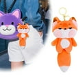 thumbnail image 1 of Hearth & Gear Keychain Cute Cartoon Hanging Ornament With Soft Stuffed Animal Design, 1 of 6