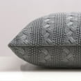 thumbnail image 3 of Cable Knit Decorative Gray Throw Pillow, 3 of 4