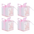 thumbnail image 2 of 50pcs Stroller Candy Sweet Gift Boxes Christening Baby Shower Party Bomboniere Favors Box (Pink), 2 of 9