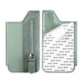 thumbnail image 4 of Phone Back Card Holder, Multi Slot Flipping Wallet Case With Zipper For Back of Phone, Stick on Mobile Phone Grip Case For School, Home, Office, Travel, 4 of 11