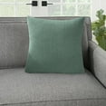 thumbnail image 6 of Zmeidao Solid Color Decorative Throw Pillow, Soft Farmhouse Square Textured Decorative Couch Cushion for Sofa Bed Living Room Home Decor, 17.7x17.7 in, 6 of 8