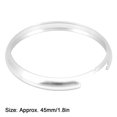 thumbnail image 2 of Anneau de clé de rechange en alliage d'aluminium pour MINI R55, R56, R57, R58, R59, R60, argent, 2 of 4