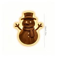 thumbnail image 3 of 3D Light‑Up Wooden Snowman Wall Decor (Set of 7), Remote‑Controlled Warm Backlit Peel & Stick Entryway Glow, Handmade Real Wood LED Christmas Wall Decor for Living Room, Bedroom, Fireplace, 3 of 6