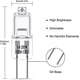 thumbnail image 2 of G4 Halogen Light Bulbs,12v 20w,warm White 3000k,350lm,dimmable,g4 Low Voltage,clear Capsule,pack Of 10, 2 of 4