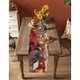 thumbnail image 5 of Ldtrchee Red Christmas Table Runner 72 Inches, Xmas Tree Farmhouse Snowflake Bed Runner Dresser Scarves Tabletop for Indoor Outdoor Parties/Ceremony/Banquet, 13" x 72", 5 of 8