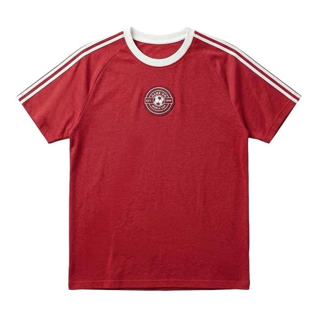 Playera George para Hombre Tipo Soccer Manga Corta Vino Talla M