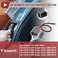 thumbnail image 2 of 1 Juego de Cableado de Zócalo de Luz de Placa de Licencia para Ford F-150 2001-2014 No.F81Z13411AA/F81Z-13411-AA Conector de Bombilla de Luz de Freno, 2 of 7