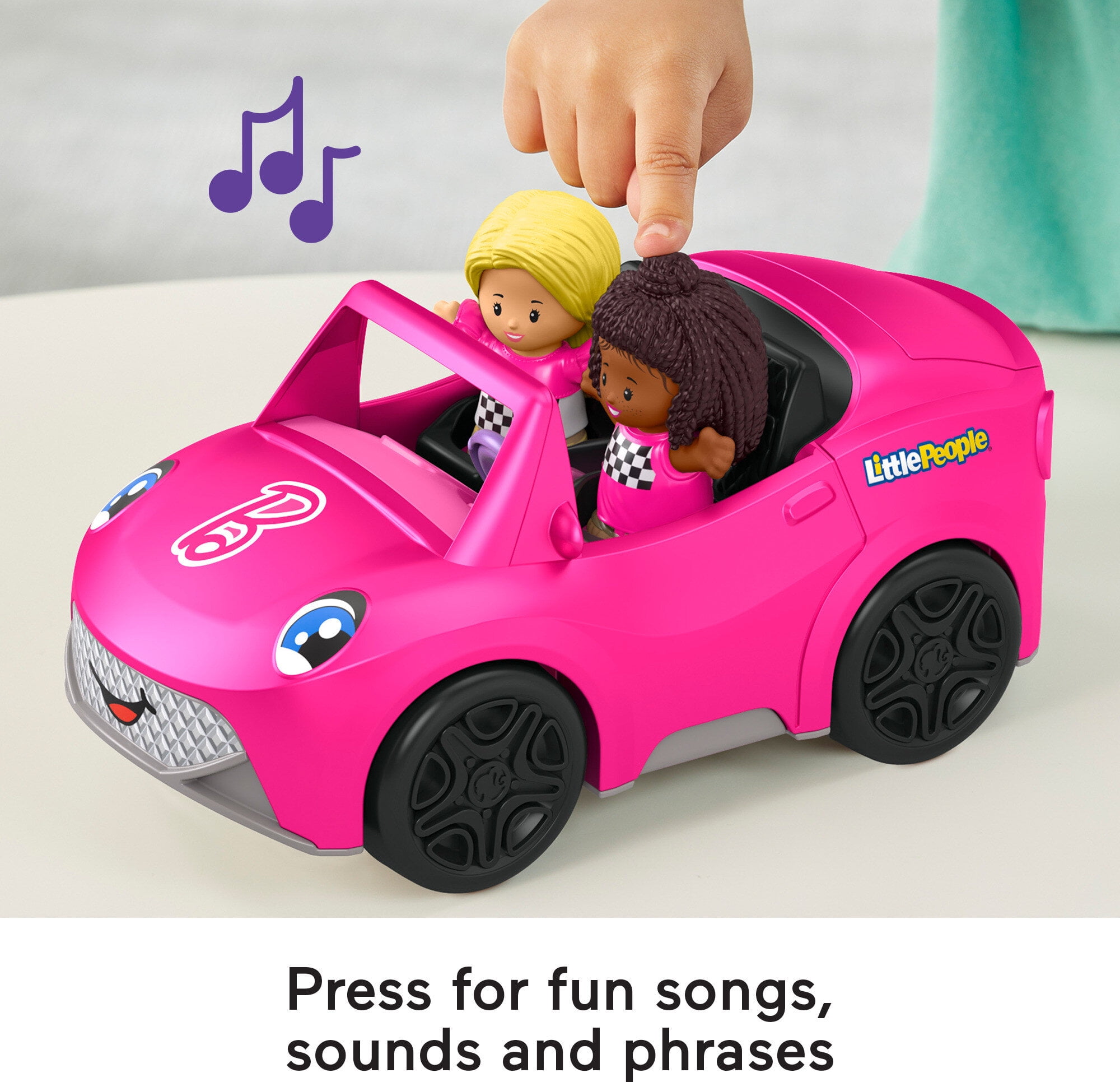 FisherPrice Little People Barbie Convertible Set with Music & 2 Figures for Toddlers  (图3)