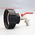 thumbnail image 3 of 2X Grifo de Salida IBC Adaptador IBC de 3/4 Pulgadas S100x8 Válvula de Salida de Bola IBC de Latón Salida de Grifo Accesorios para Tanque de Barril de Lluvia, 3 of 5