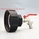 thumbnail image 3 of 2X Grifo de Salida IBC Adaptador IBC de 3/4 Pulgadas S100x8 Válvula de Salida de Bola IBC de Latón Salida de Grifo Accesorios para Tanque de Barril de Lluvia, 3 of 5