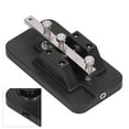 thumbnail image 4 of Morse Code Key, Manual  ABS Iron Telegraph Trainer Black with Buzzer for Beginner, 4 of 7