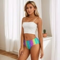 thumbnail image 5 of Womens Underwear - Rainbow Scales2 No Show Seamless Underwear for Women, Stretch Women's Panties, Hipster Soft Comfort Ladies Panties Bikini Underwear Briefs, 5 of 6