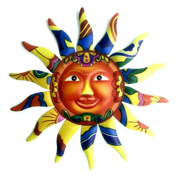 Metal Sun Wall Art Decor Hanging For Indoor Outdoor Home Garden Colorful Sun Face Sculptures Statues 12 7 Inches Pink Walmart Com Metal Sun Wall Art Decor Hanging For Indoor Outdoor Home Garden Colorful Sun Face Sculptures Statues 12 7 Inches Pink Walmart Com
