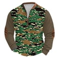 thumbnail image 2 of Blusas y camisas de manga larga con cuello redondo para hombre, sudadera con capucha de cuello redondo con cremallera y estampado, sudaderas de manga larga, blusa de poliéster para hombre, 2 of 4