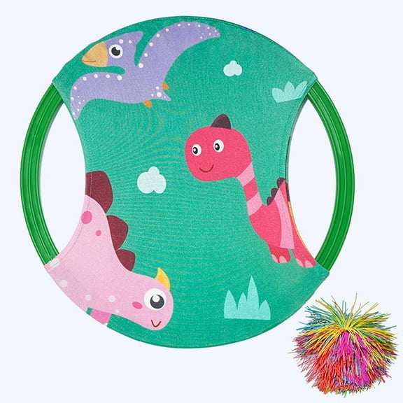 Elastic Loop Catch Toy for Preschool Sensory Training - Outdoor Parent-Child Cloth Throwing Set for Kindergarten Sports, Durable Safe Material