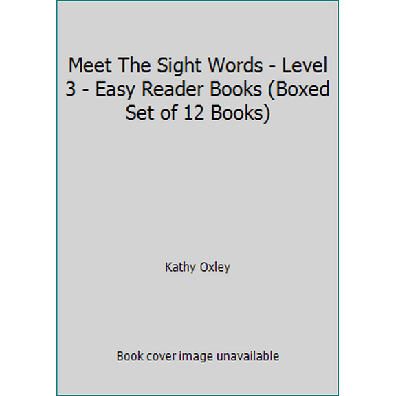 Pre-Owned Meet The Sight Words - Level 3 - Easy Reader Books (Boxed Set of 12 Books) (Hardcover) 1935610023 9781935610021