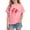 Pink1, variant on Posijego Kids Valentines Day Shirts Cotton T-Shirt Girls Boys Cute Heart Graphic Soft Summer Short Sleeve Tees