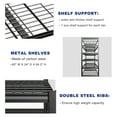 thumbnail image 5 of 60" Wide Heavy Duty Garage Shelving Adjustable 6 Tier Garage Storage Shelves 3900LBS Metal Shelving Unit Industrial Utility Shelf, 84" H x 60" W x 24" D, 5 of 6