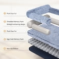 thumbnail image 2 of Foldable Human Dog Bed for Adult, Orthopedic Memory Foam Dog Bed for Humans, Waterproof Human Dog Bed for People, Faux Fur Human Sized Dog Bed,Gray, 2 of 9