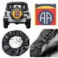 thumbnail image 3 of 82nd Airborne Spare Tire Cover Windproof and Rainproof Wheel Protection Cover 16 inch, 3 of 4