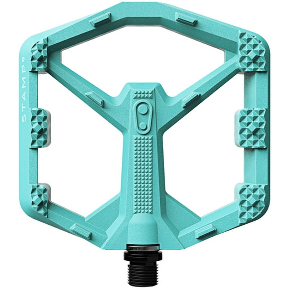 Crankbrothers Stamp 0 Pedals - Platform, Composite, 9/16", Turquoise, Large