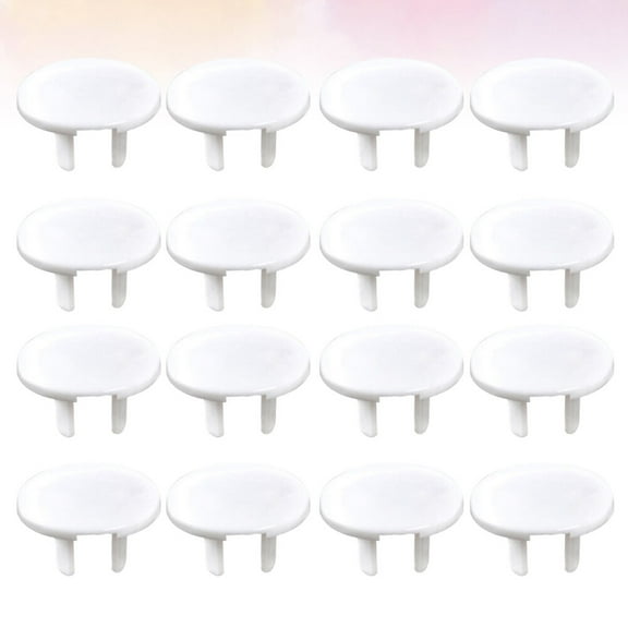 plug socket covers 38PCS Baby Children Safety Outlet Covers 2-prong Socket Protector Durable Electric Socket Cover (White)