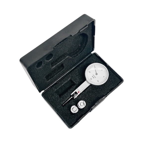 High Precision .030" Dial Test Indicator , 0.0005" Graduation 0-15-0 White Face