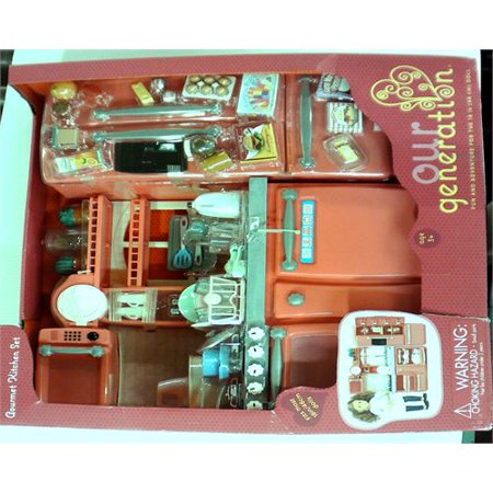 Our Generation Gourmet Kitchen Set For 18 Doll Walmart Com