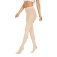thumbnail image 3 of Gibobby Leggings deportivos mujer Medias con base para mujer 80, suaves, opacas, de color sólido(Beige,Talla única), 3 of 5