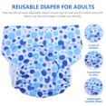 thumbnail image 4 of 1 Pce Couche Anti-Fuites pour Personnes Âgées, Couche en Tissu Réutilisable pour Adultes, Imprimée Exquise, 4 of 7