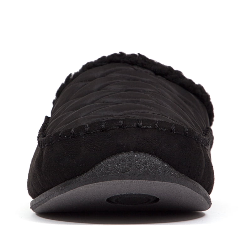 DEER STAGS Mens Black Quilted Comfort Alma Round Toe Slip On  display picture 1