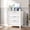 White, variant on Eumyviv Mid-Century 3-Drawer Dresser, Rustic Wood Chest for Bedroom Living Room, Oak