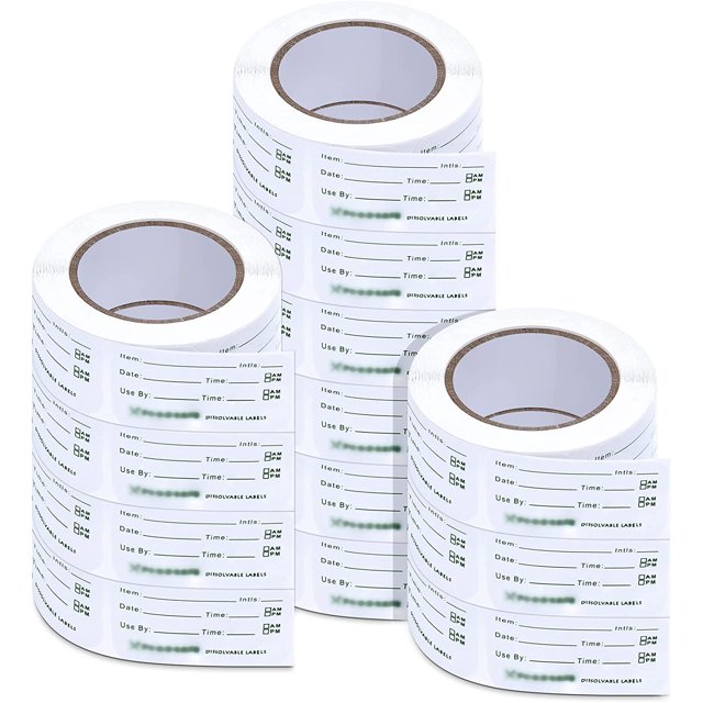 13 volumes Food Labels for Catering Food Date Storage Labels 1 x 2 Inch Removable Freezer Labels for Containers Easy Remove