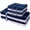 Green, variant on MALLOWEX Kitchen Towel and Dishcloth Set, Pack of 8 | 12 x 12 and 16 x 26 Inches | Super Soft and Absorbent | 100% Cotton Dish Rags for Drying Dishes | Light Grey