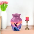 thumbnail image 7 of JAGASY Dragon Urn for Ashes Adult Male & Female, Pink Small Urns for Human Ashes Keepsake, Snowy Mountain & Sunset Decorative Urns for Mother, Cremation Urn for Father, (3 Inch), 7 of 7