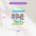 thumbnail image 4 of Back to School Bulldog Goodbye Kindergarten Hello 1st Grade Acrylic Round Ornament Dog Lover Gifts Idea Home Tree Decor - 02011, 4 of 4