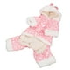 thumbnail image 2 of Abrigo de invierno para perros Bling Bling sudadera con capucha de una pieza color rosa XL, 2 of 12