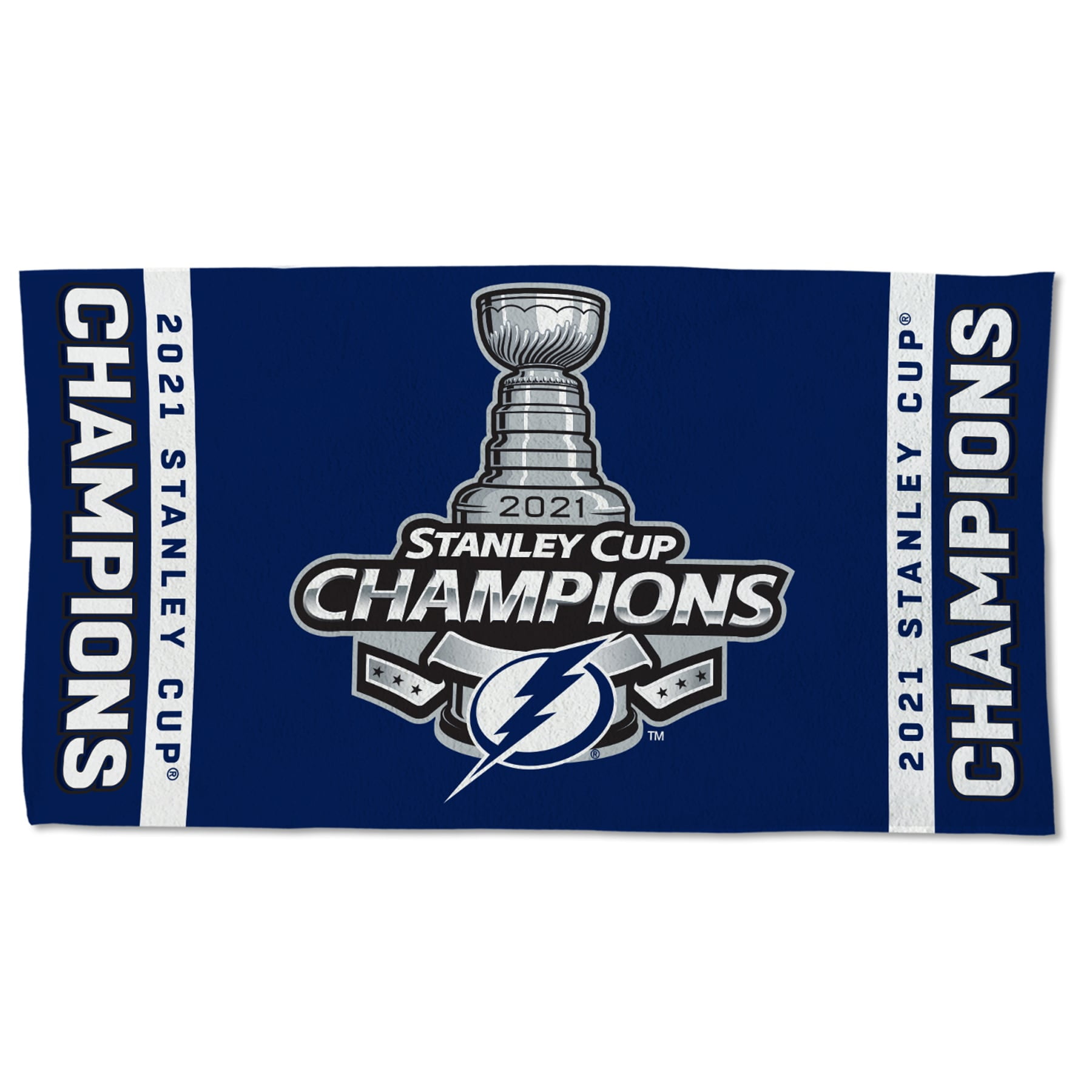 WinCraft Tampa Bay Lightning 2021 Stanley Cup Champions Locker Room 22'' x 42'' On-Ice Double-Sided Towel