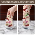 thumbnail image 6 of 6 Pcs Funny Kitchen Towels,Beige Christmas Santa Pattern Microfiber Dish Towels,Kitchen Tea Towels,Kitchen Towel Set (18" X 26"), 6 of 7